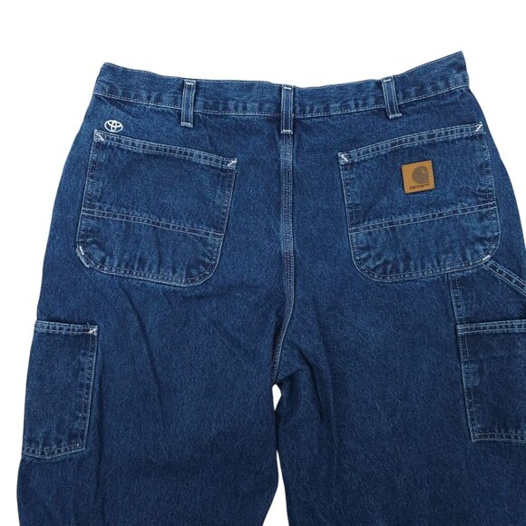 Carhartt Loose Original Fit Utility Jeans Mens 36 x 30 Dungarees B13 - DST - Picture 11 of 15